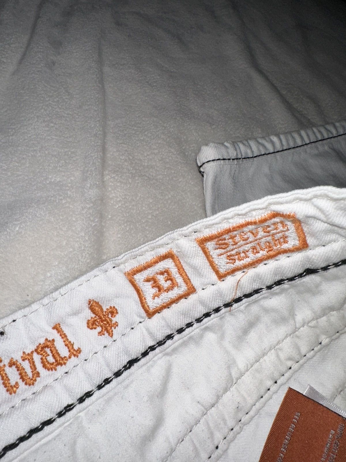 Rock Revival WHITE ROCK REVIVAL JEANS Size US 33 - 3 Thumbnail