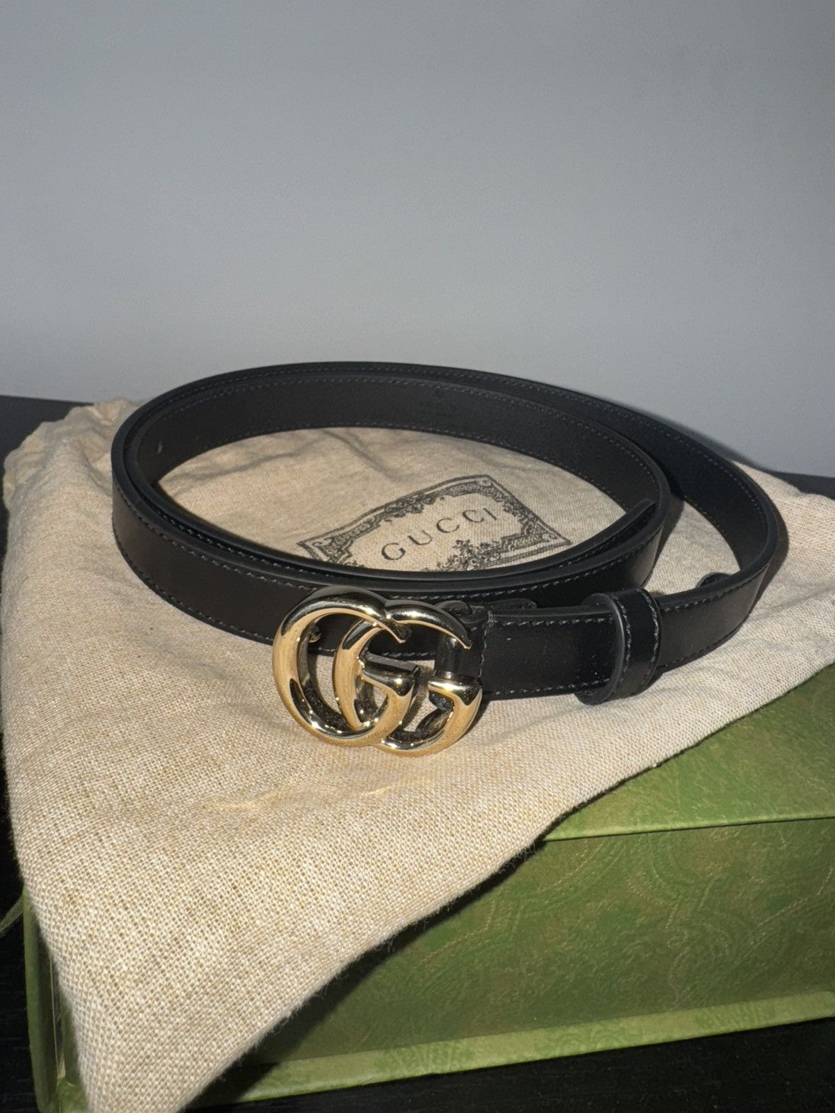 Gucci GG Marmont thin belt Size ONE SIZE - 2 Thumbnail