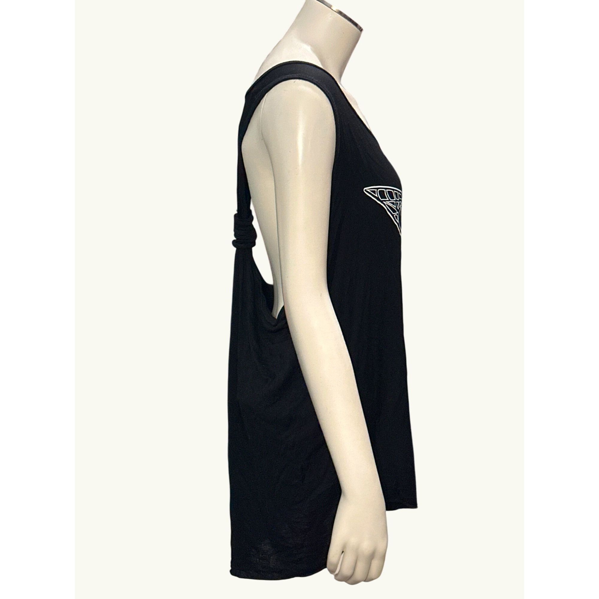 Other CCC Tattooed Tinker Bell Black Back Tank Top With Racerback Size L / US 10 / IT 46 - 4 Thumbnail