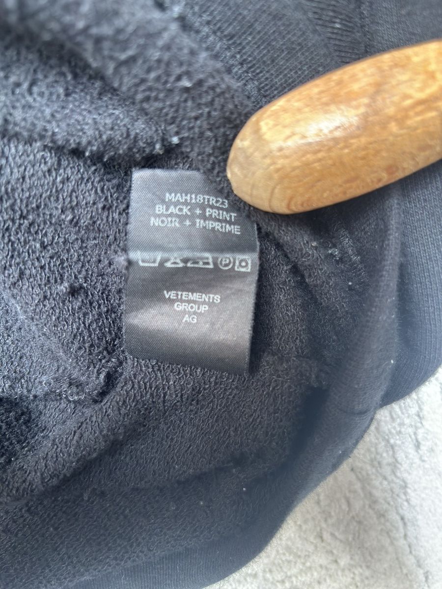 Vetements French terry hoodie Size US XS / EU 42 / 0 - 7 Thumbnail