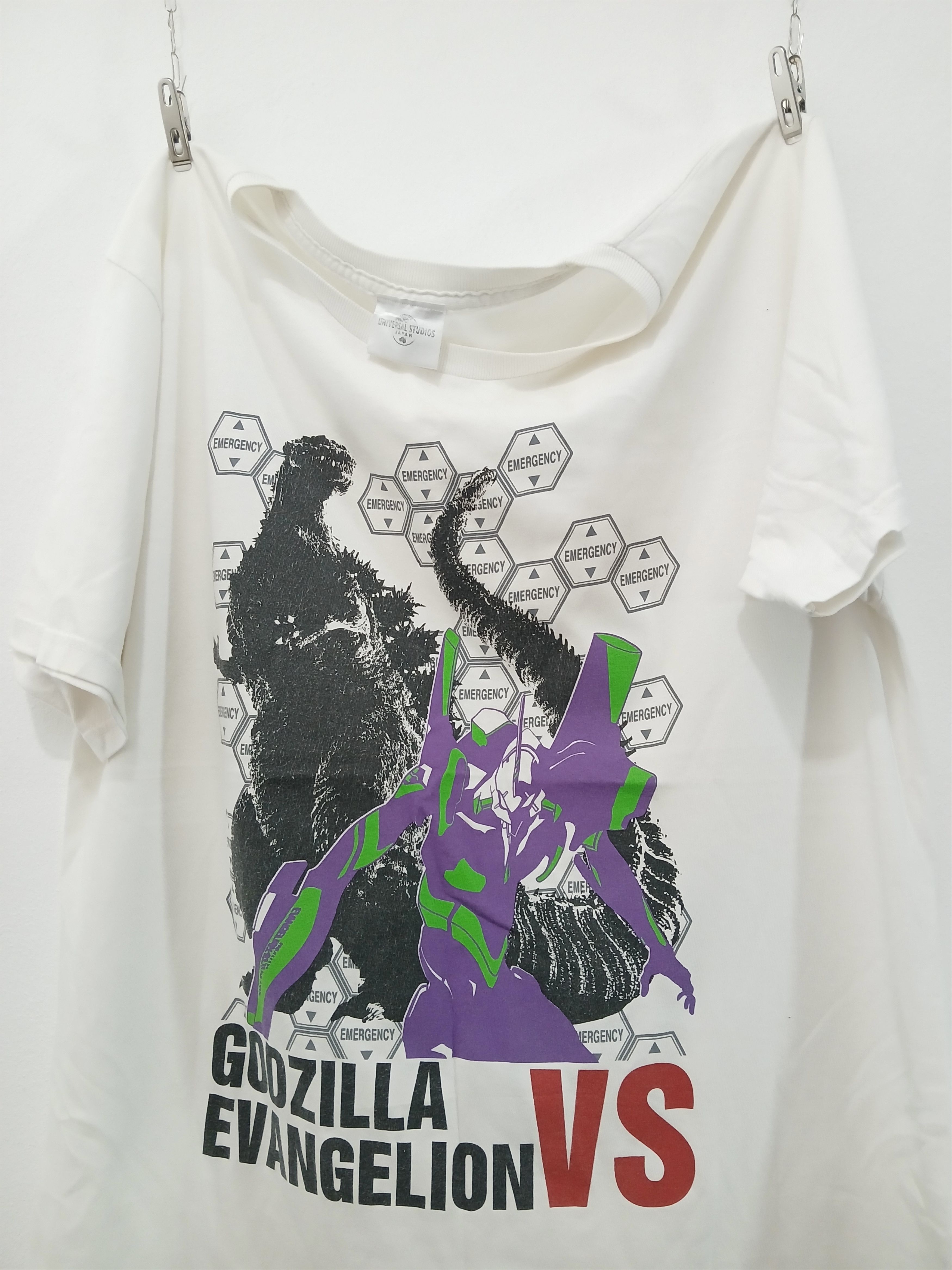 GODZILLA VS EVANGELION Universal Studios Japan Promo Tee