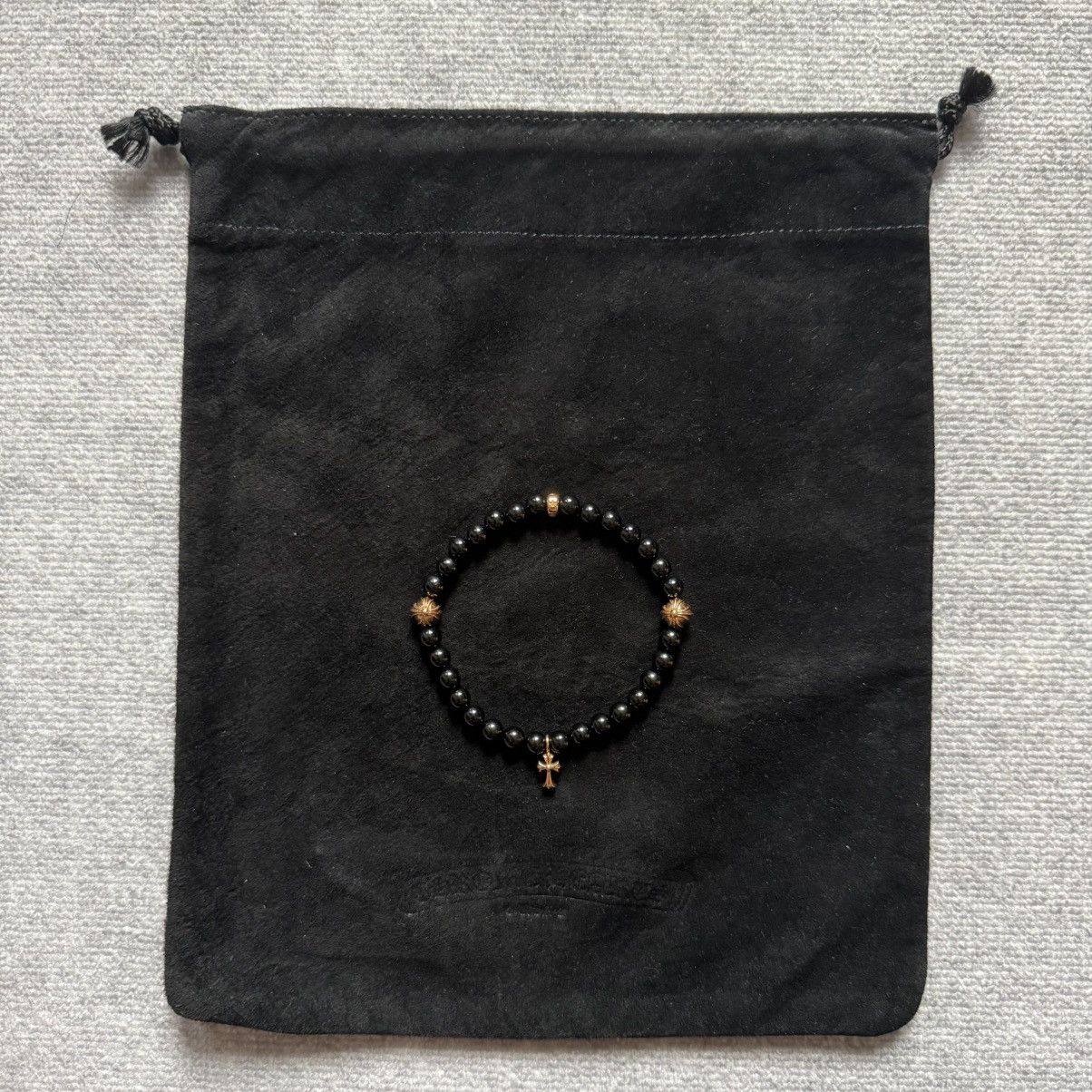 Chrome Hearts Chrome Hearts 22k Black Beads Bracelet Large Size Size ONE SIZE - 1 Thumbnail