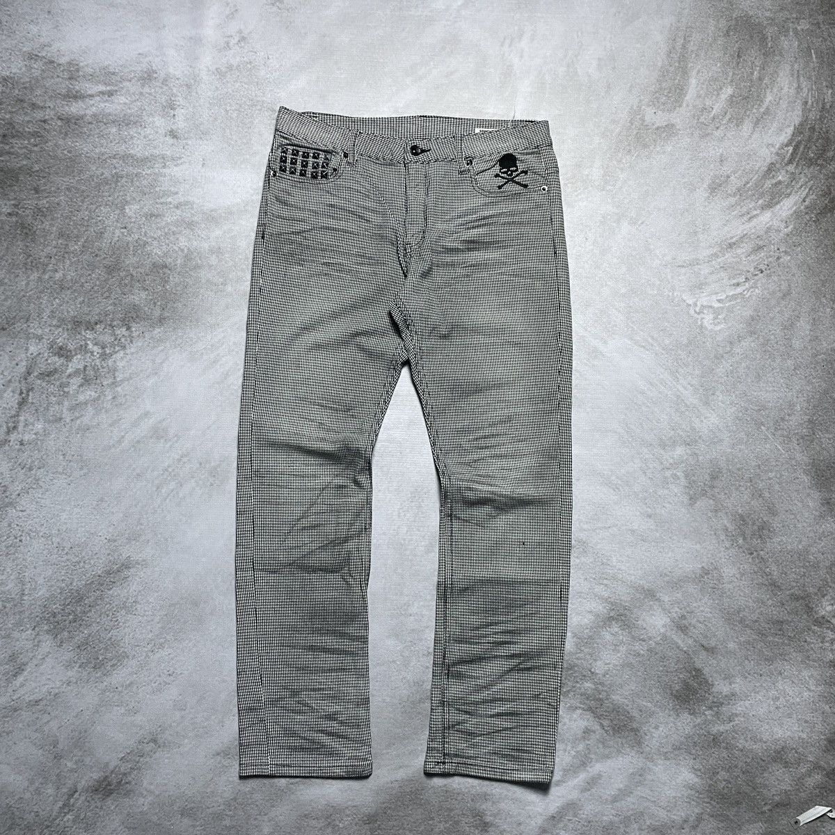If Six Was Nine 2000’s Semantic Design - Skull Studded Pants Size US 30 / EU 46 - 1 Thumbnail