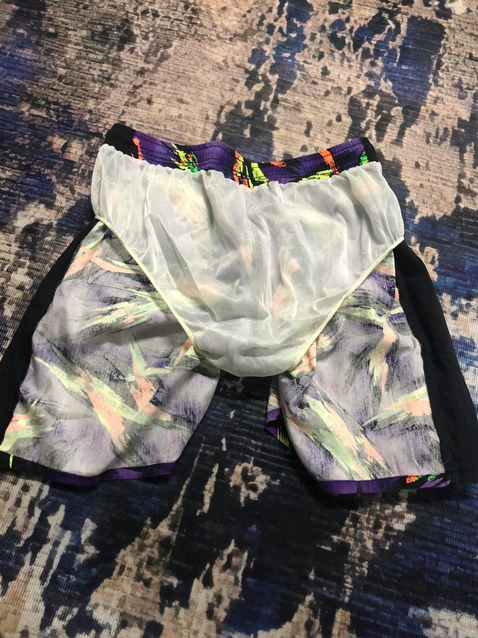 Japanese Brand Flying Hawk Surf Style Short Pants Abstract Design Size US 30 / EU 46 - 5 Thumbnail