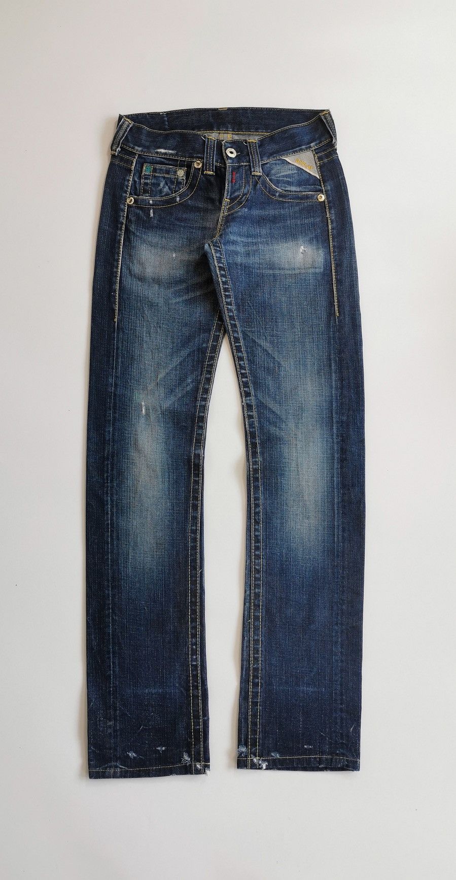 Replay Replay Italy Distressed Jeans Size 28" / US 6 / IT 42 - 1 Thumbnail
