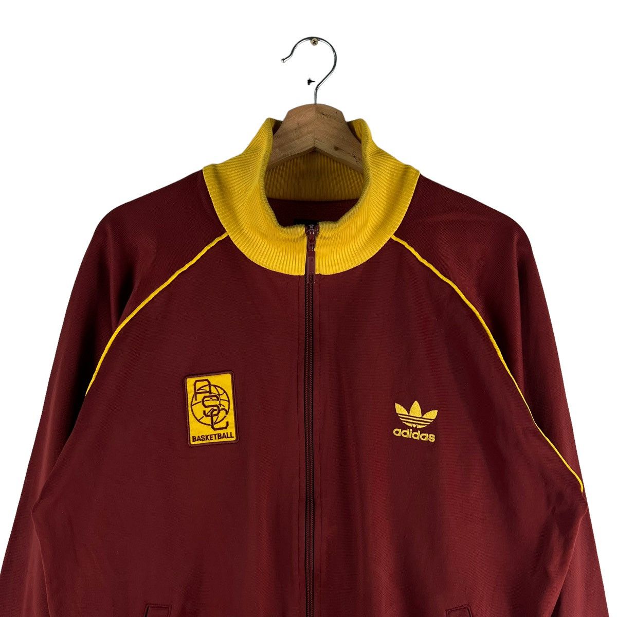 Adidas 🔥VINTAGE ADIDAS ZIPPER JACKET ASC BIG LOGO SPELL OUT Size US M / EU 48-50 / 2 - 2 Thumbnail