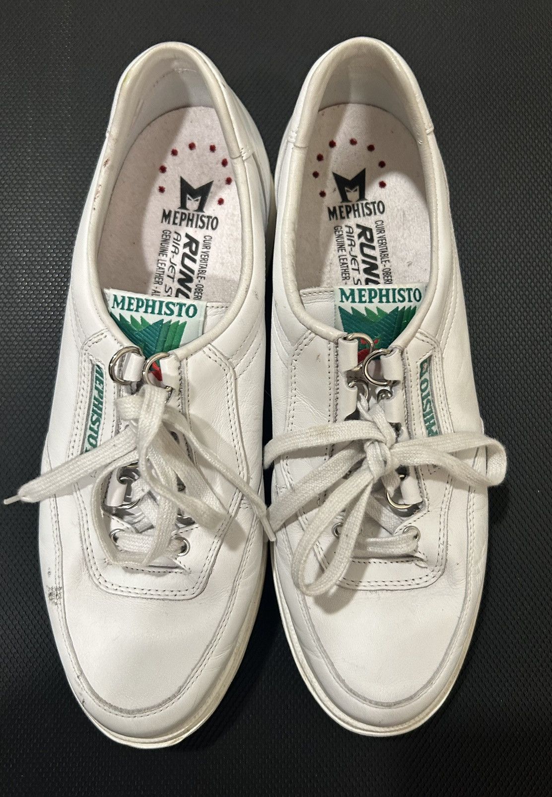 Mephisto Mephisto white low top sneakers size 10 rare designer Size US 10 / EU 43 - 2 Thumbnail