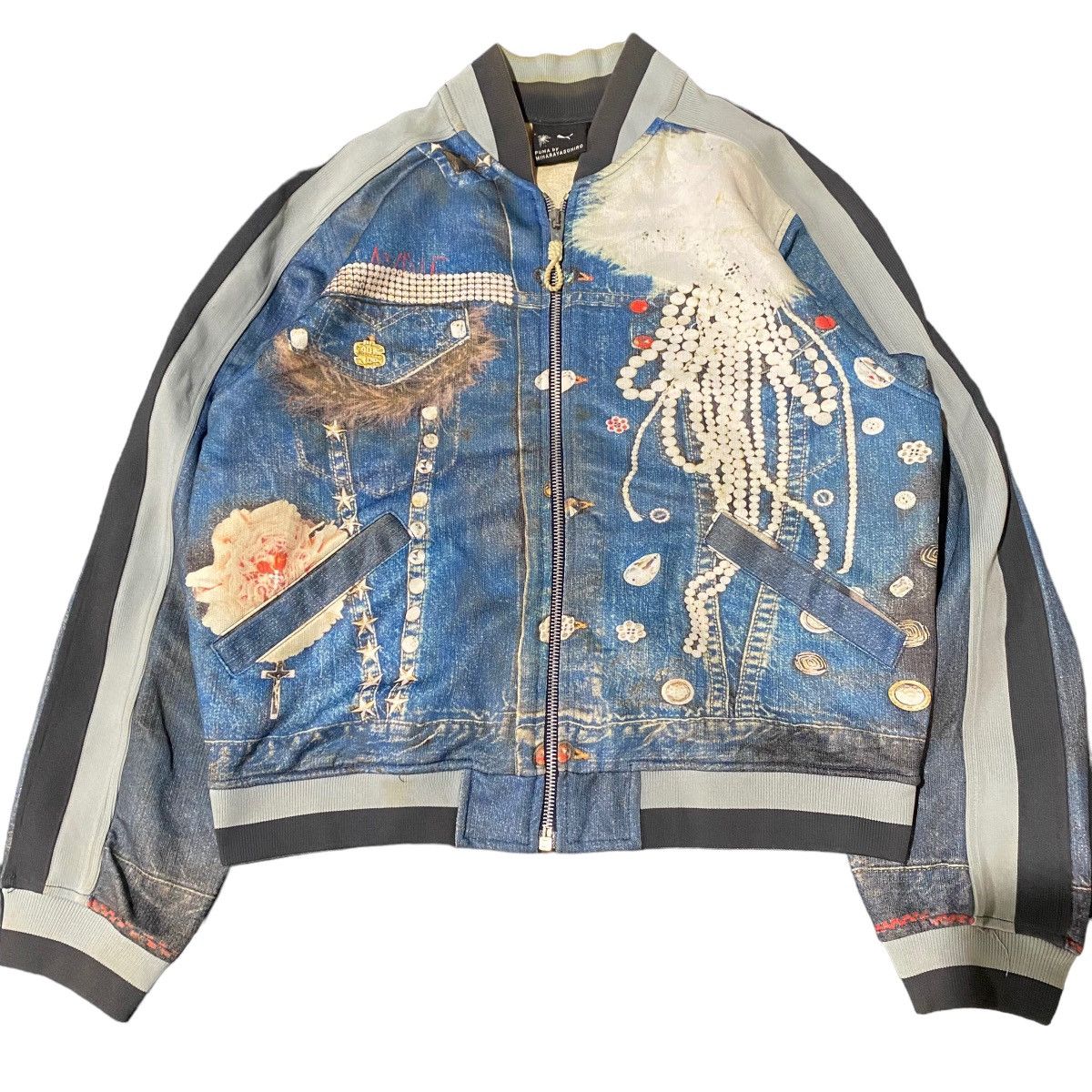 image of Miharayasuhiro x Puma Mihara Fullprinted Cropped Jacket, Women's (Size Small)