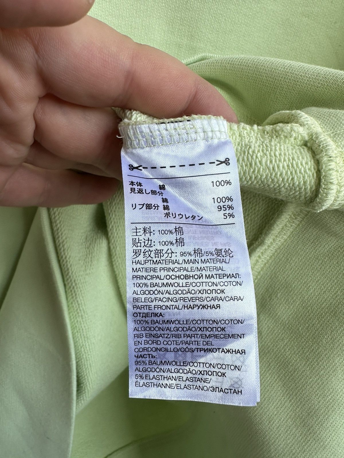 Y-3 mint chest logo sweatshirt Size US L / EU 52-54 / 3 - 6 Thumbnail