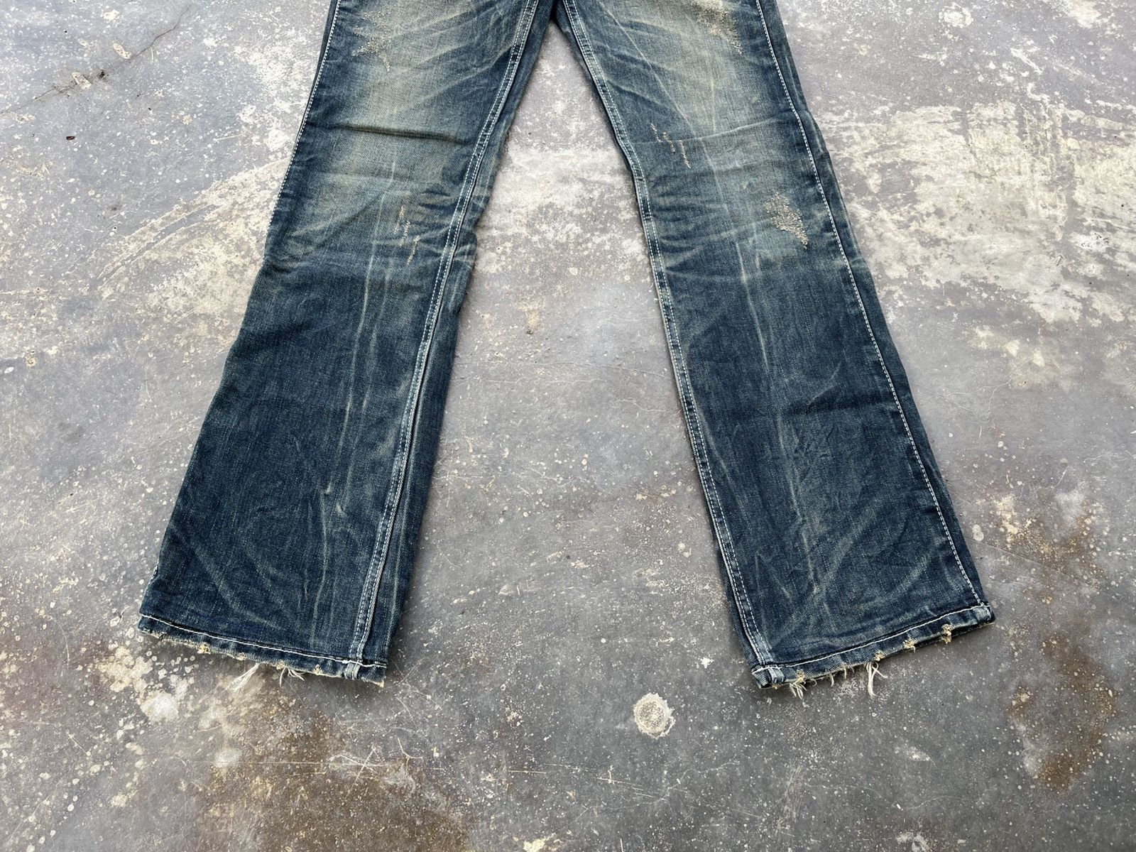 Hysteric Glamour × Japanese Brand × Vintage Crazy Mudwash Hysteric Inspired Denim Size US 33 - 12 Thumbnail