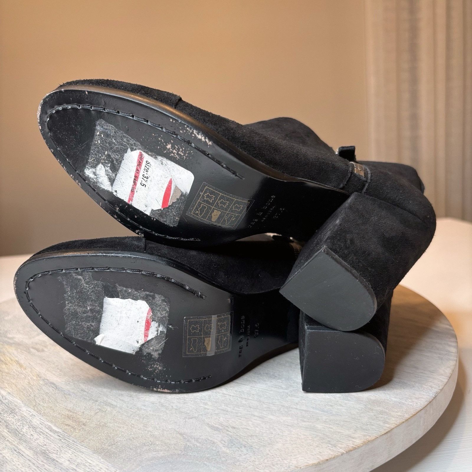 Rag & Bone Rag & Bone Margot Black Suede Ankle Boots US Size 7 EU 37.5 Size US 7 / IT 37 - 7 Thumbnail