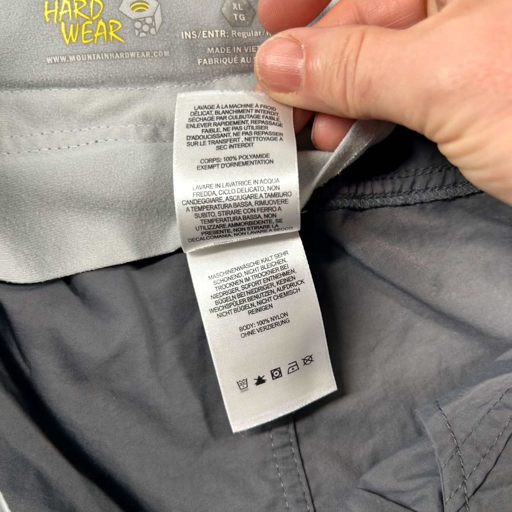 Mountain Hardwear VINTAGE Mountain Hard Wear Pants Mens XL Convertible Zip Off Legs Cargo Belted Hiking Size US 36 / EU 52 - 6 Thumbnail