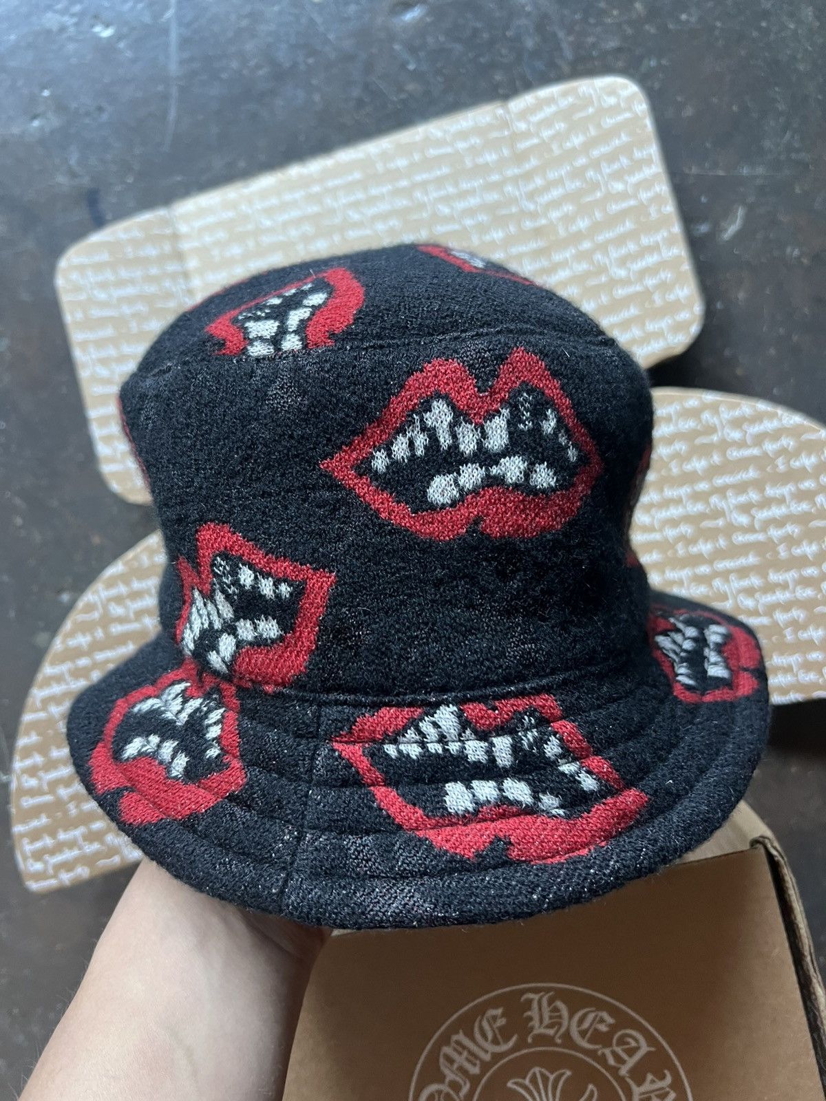 Chrome Hearts Chrome Hearts Chomper Bucket Hat Size ONE SIZE - 4 Thumbnail