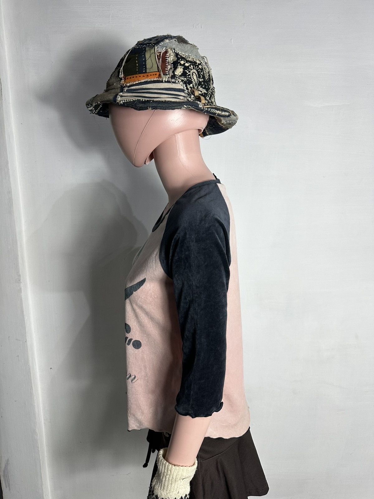 Japanese Brand RNA Slang Japan Love Spread 3/4 Sleeve Skull Pirate Punk Size M / US 6-8 / IT 42-44 - 4 Thumbnail