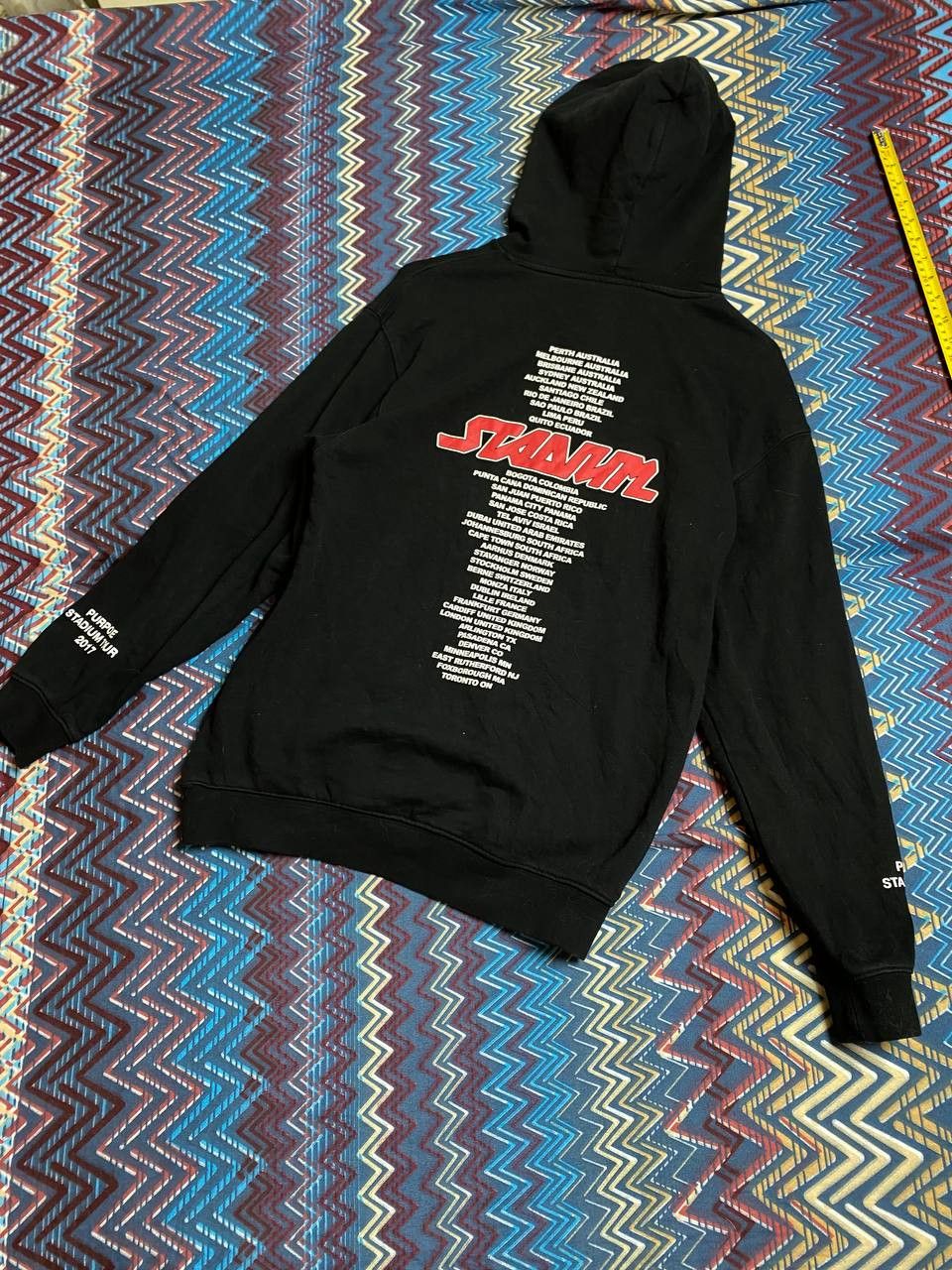 Justin Bieber × Vintage JUSTIN BIEBER PURPOSE STADIUM TOUR HOODIE Size US S / EU 44-46 / 1 - 11 Thumbnail