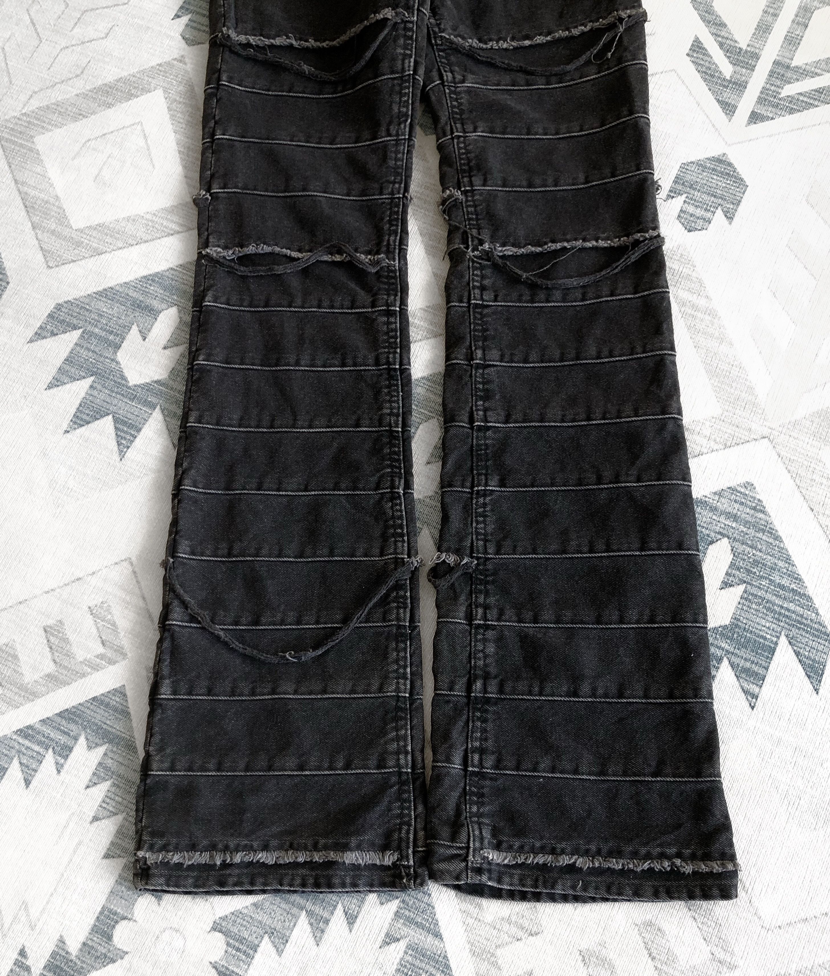 Hysteric Glamour ARCHIVE🔥RARE 90’S HAGI PATCHWORK FLARE KINKY JEANS Size 28" / US 6 / IT 42 - 16 Thumbnail