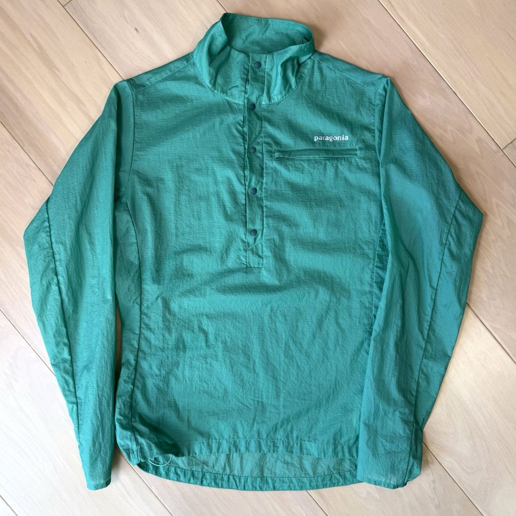 Patagonia Patagonia Houdini Pullover Women's XS Green Lightweight Outdoor Jacket Summer Hiking Size XS / US 0-2 / IT 36-38 - 3 Thumbnail