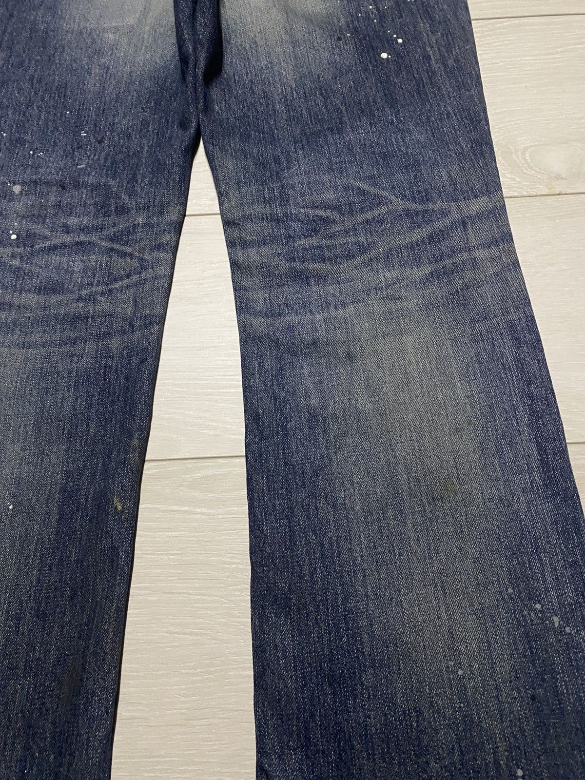 Murder License Vintage Murder License Paint Splatter Distressed Slim Jeans Size US 36 / EU 52 - 12 Thumbnail