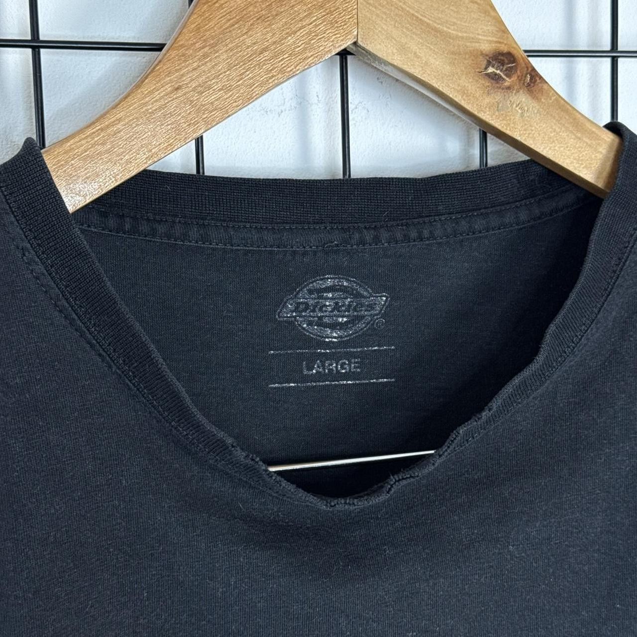 Vintage Dickies Hoodie T shirt Logo Black Size US L / EU 52-54 / 3 - 5 Thumbnail
