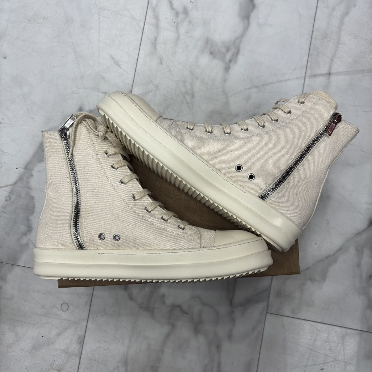 Rick Owens Rick Owens DRKSHDW Hi Top Size US 12 / EU 45 - 4 Thumbnail