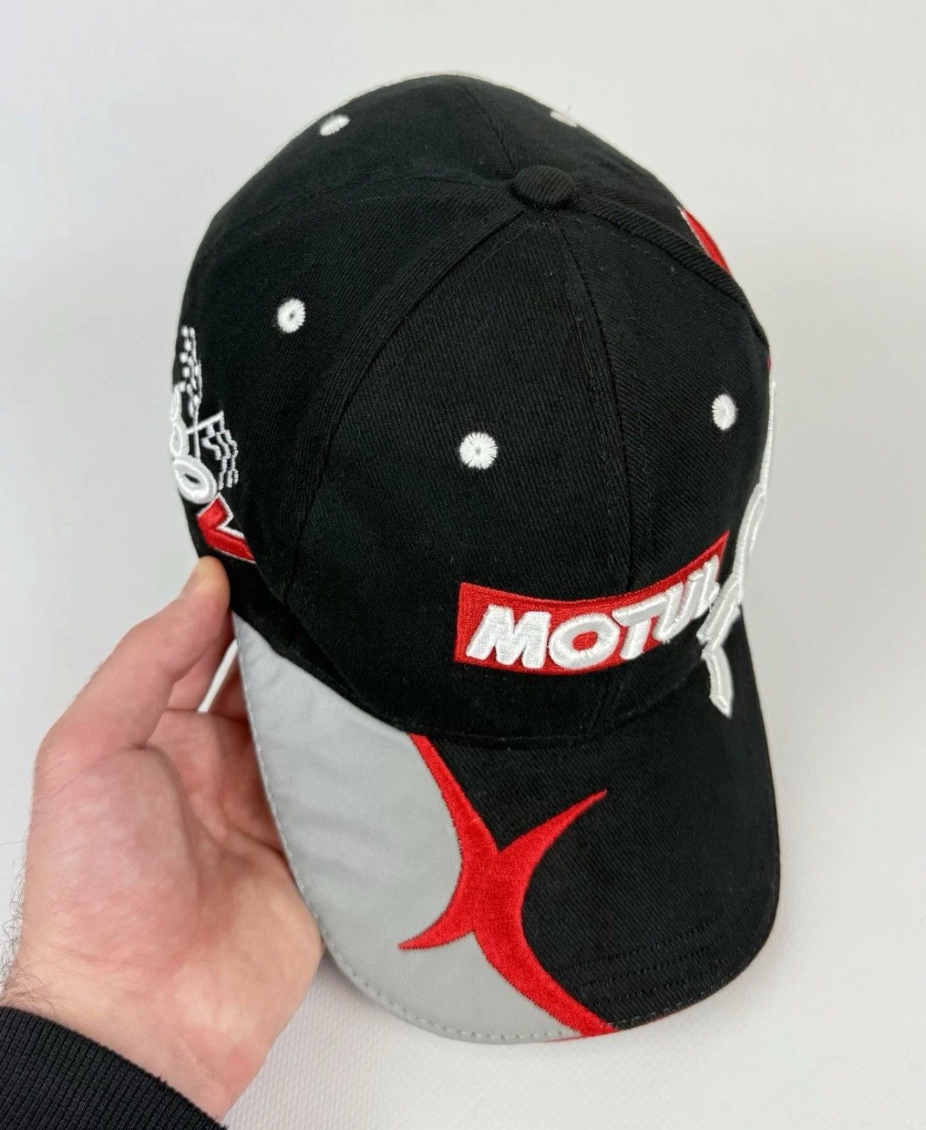 Vintage Motul 300V Motorsport Line Baseball Hat Cap Black Top Racing Size ONE SIZE - 6 Thumbnail