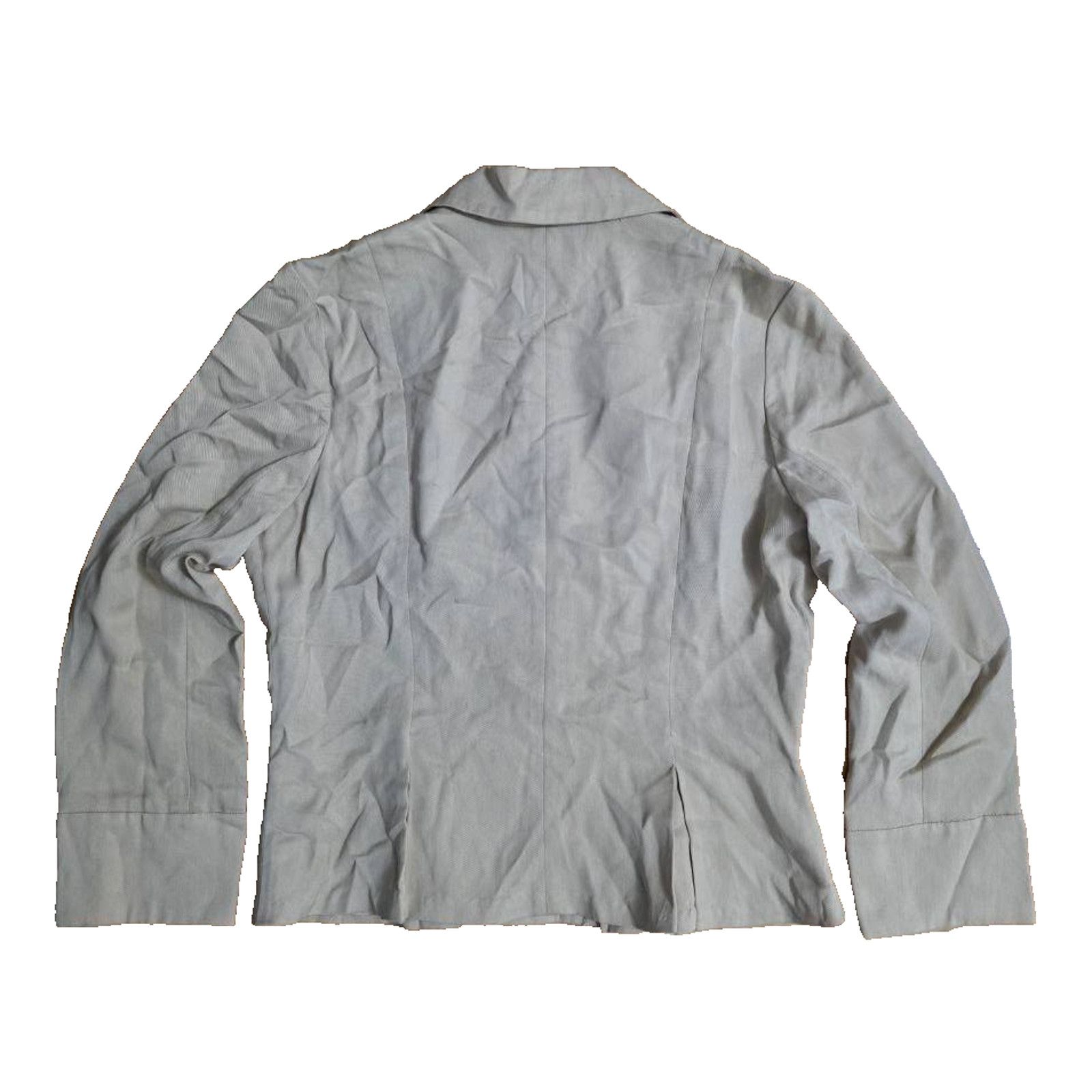 Siegelman Stable Spiegel Womens Jacket tencel women Beige Size 6 A001747 Size M / US 6-8 / IT 42-44 - 7 Thumbnail