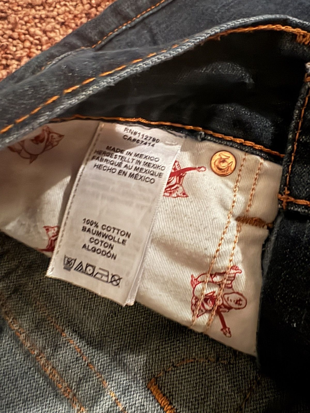 True Religion × Vintage Dead stock 2003 true religion jeans Size US 30 / EU 46 - 5 Thumbnail