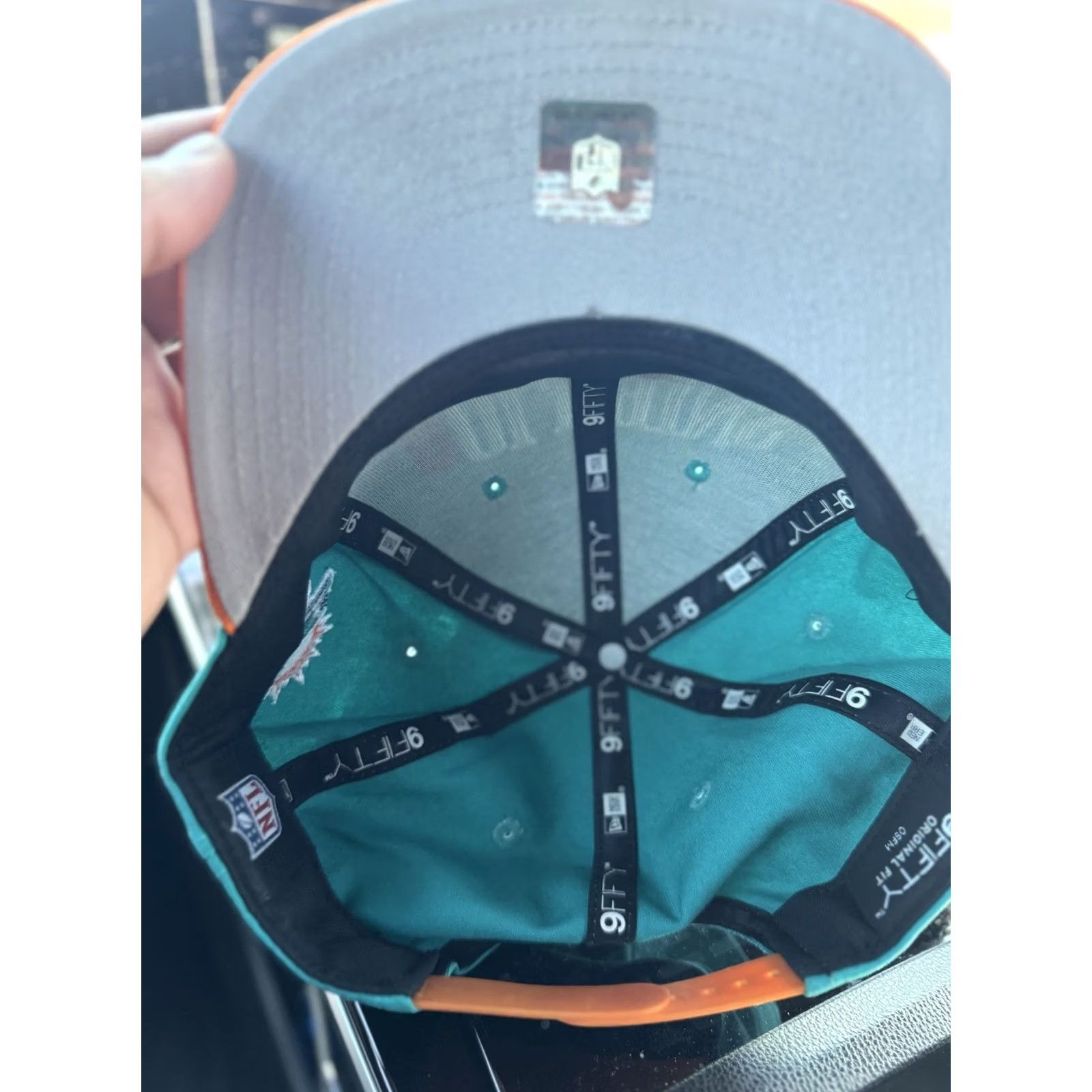New Era New Era 9Fifty Miami Dolphins NFL Football Snapback Hat Men One Size Multicolor Snapback Size ONE SIZE - 2 Thumbnail