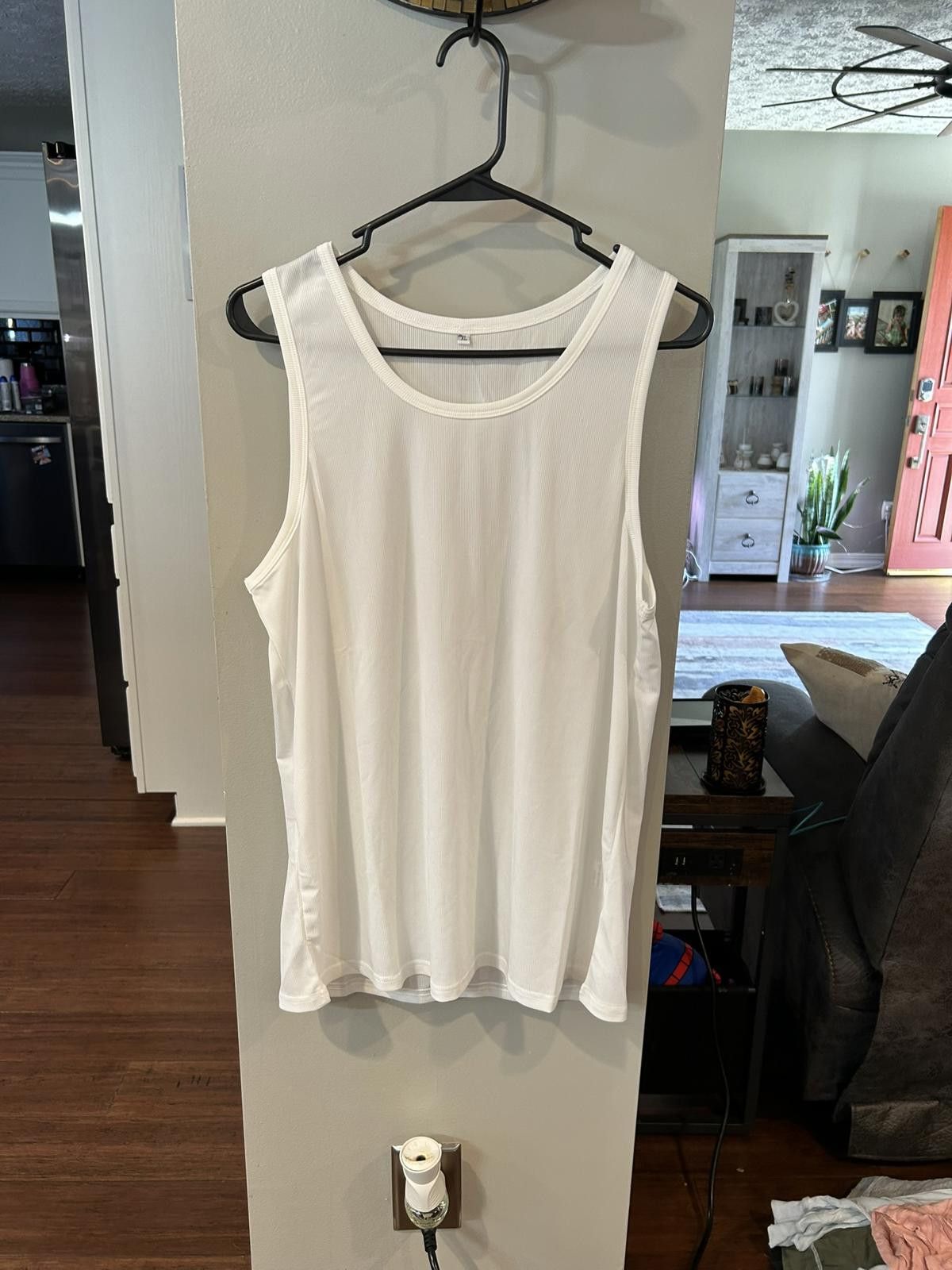 Other Women's White Ribbed Tank Top XL Size XL / US 12-14 / IT 48-50 - 1 Thumbnail