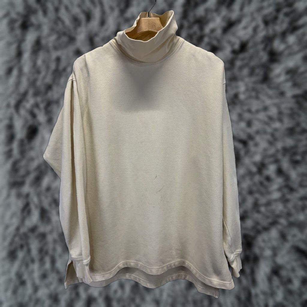 Vintage VINTAGE Willis & Geiger Turtleneck Shirt L Men’s Beige 1990s Crest Preppy Mens Size US L / EU 52-54 / 3 - 1 Thumbnail
