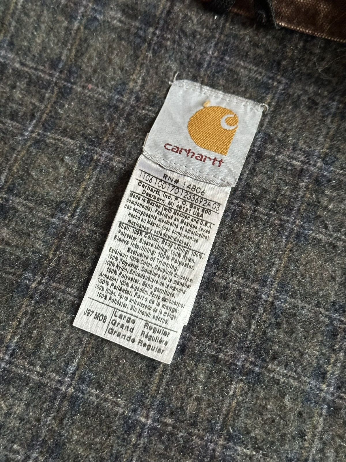 Carhartt 00’s Carhartt Detroit [ J97-MOS ] 00’s Size US L / EU 52-54 / 3 - 2 Thumbnail
