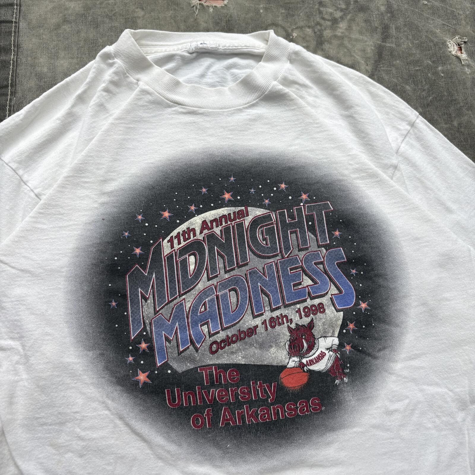 Vintage Vintage 90s Midnight Madness Arkansas Razorbacks Sport Shirt Size US L / EU 52-54 / 3 - 2 Thumbnail