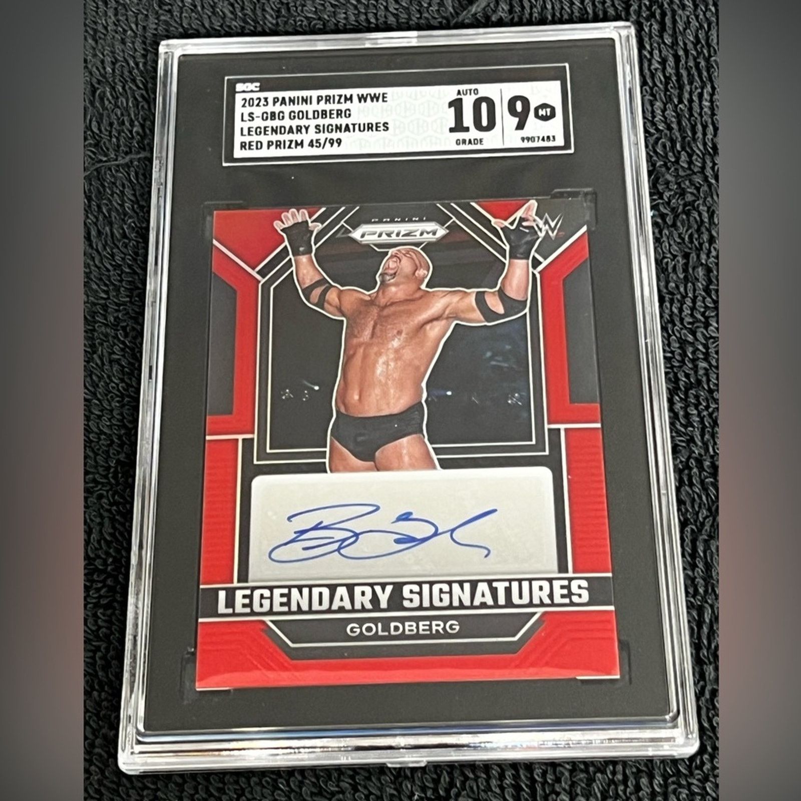WWE 2023 WWE - Select - Auto - Legendary Sig Red /99 Goldberg Size ONE SIZE - 1 Thumbnail
