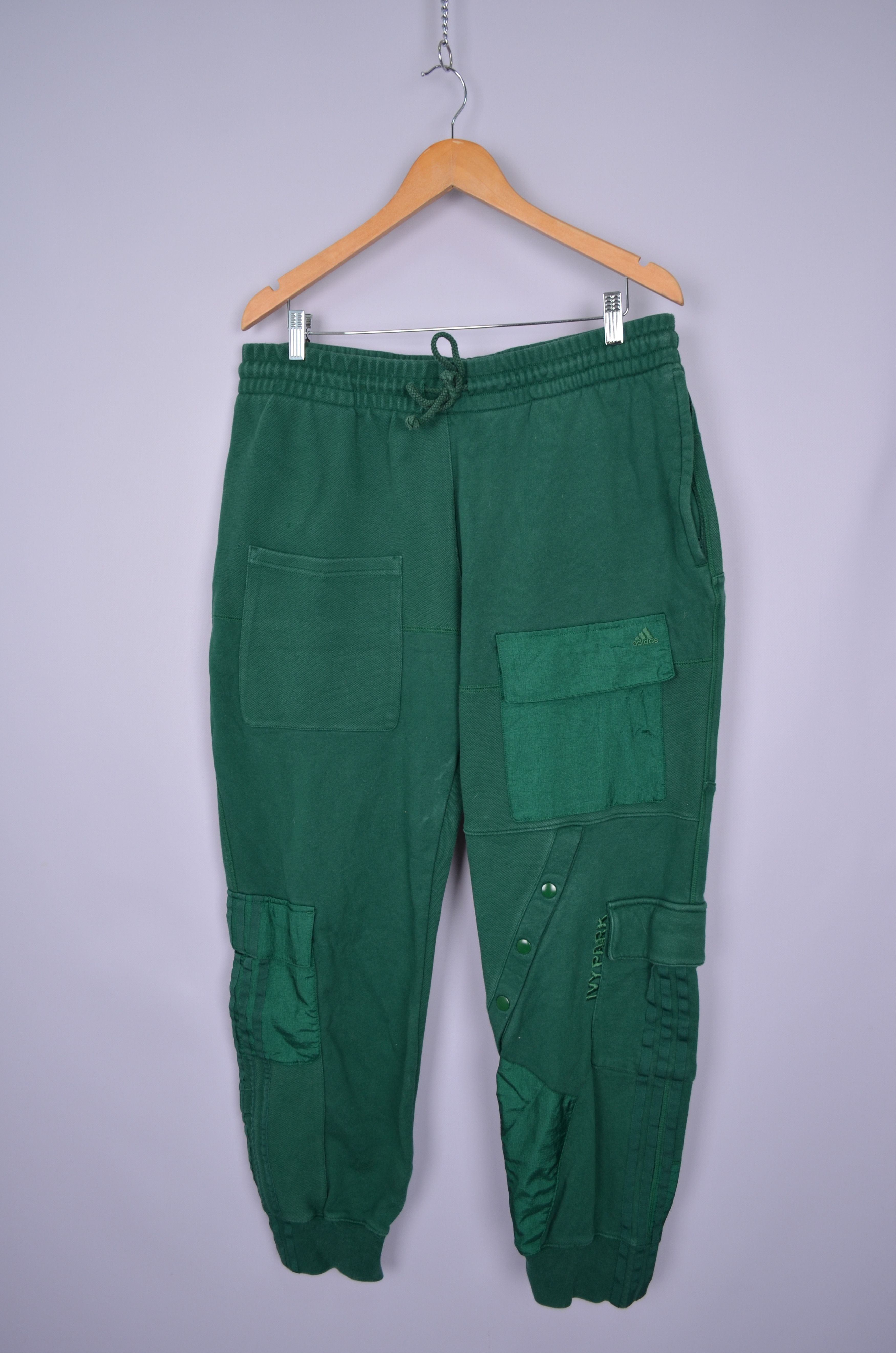 Adidas × Designer × Ivy Park Mens Adidas Ivy Park Green Pants Sweatpants Track Size L Size US 34 / EU 50 - 1 Thumbnail