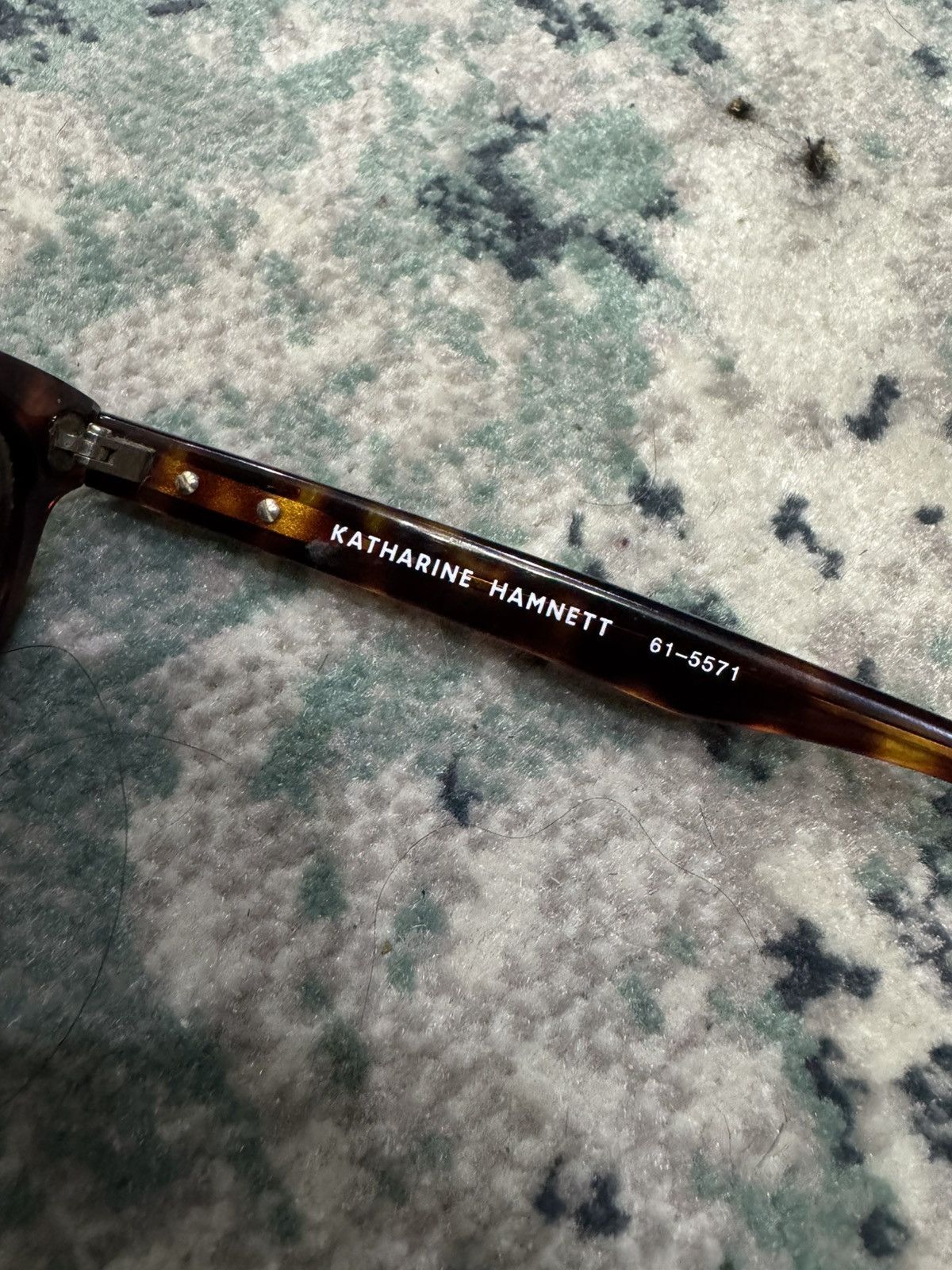 Katharine Hamnett London VINTAGE KATHARINE HAMNETT 61-5571 TORTOISESHELL SUNGLASSES Size ONE SIZE - 5 Thumbnail