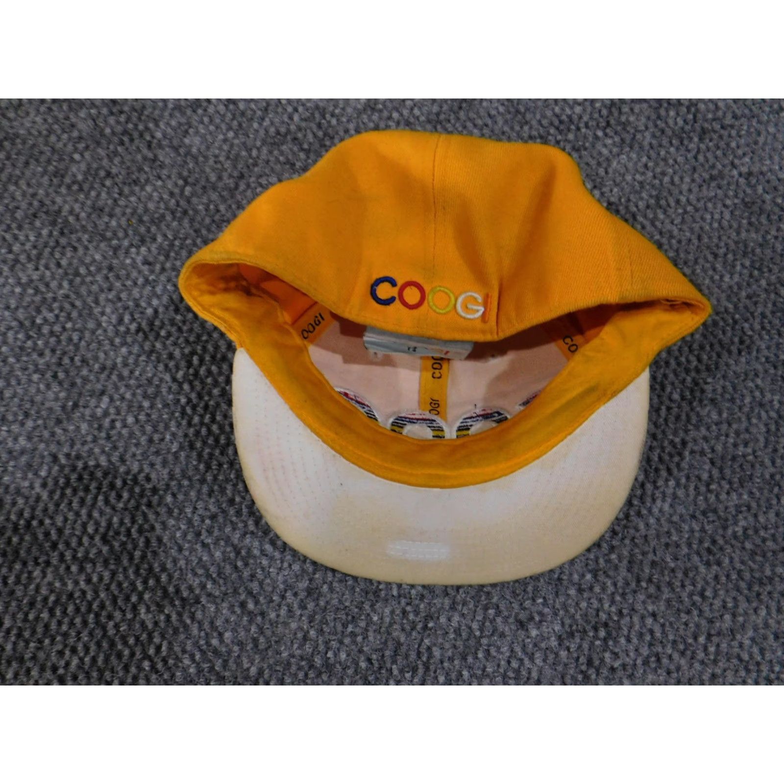 Coogi COOGI Cap Fitted Mens 7 3/8 Yellow Embroidered Big Logo Multicolor Baseball Size ONE SIZE - 6 Thumbnail