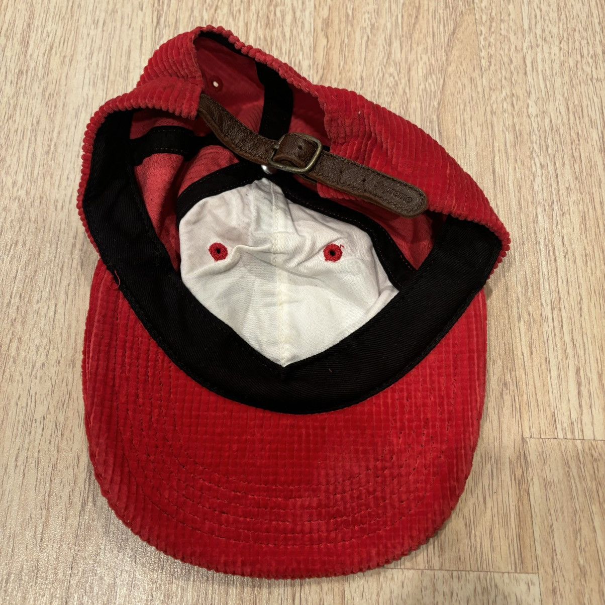 Supreme Supreme Waffle Cord Classic Logo 6-Panel Hat Size ONE SIZE - 3 Thumbnail