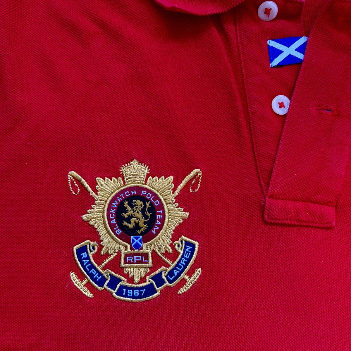 Polo Ralph Lauren Polo Ralph Lauren Blackwatch Custom-Fit Big Tall Pony Red Size US XL / EU 56 / 4 - 2 Thumbnail