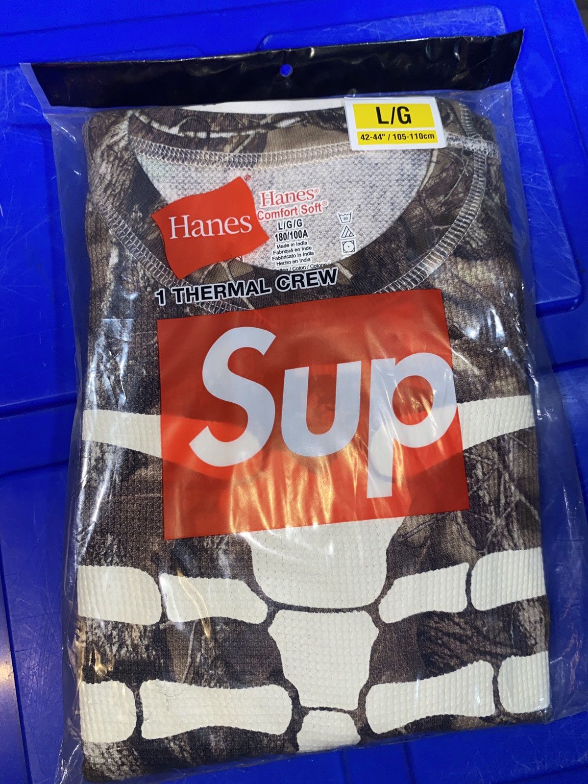 Hanes Supreme/Hanes skeleton camo long sleeve thermal *DS* Size US L / EU 52-54 / 3 - 2 Thumbnail