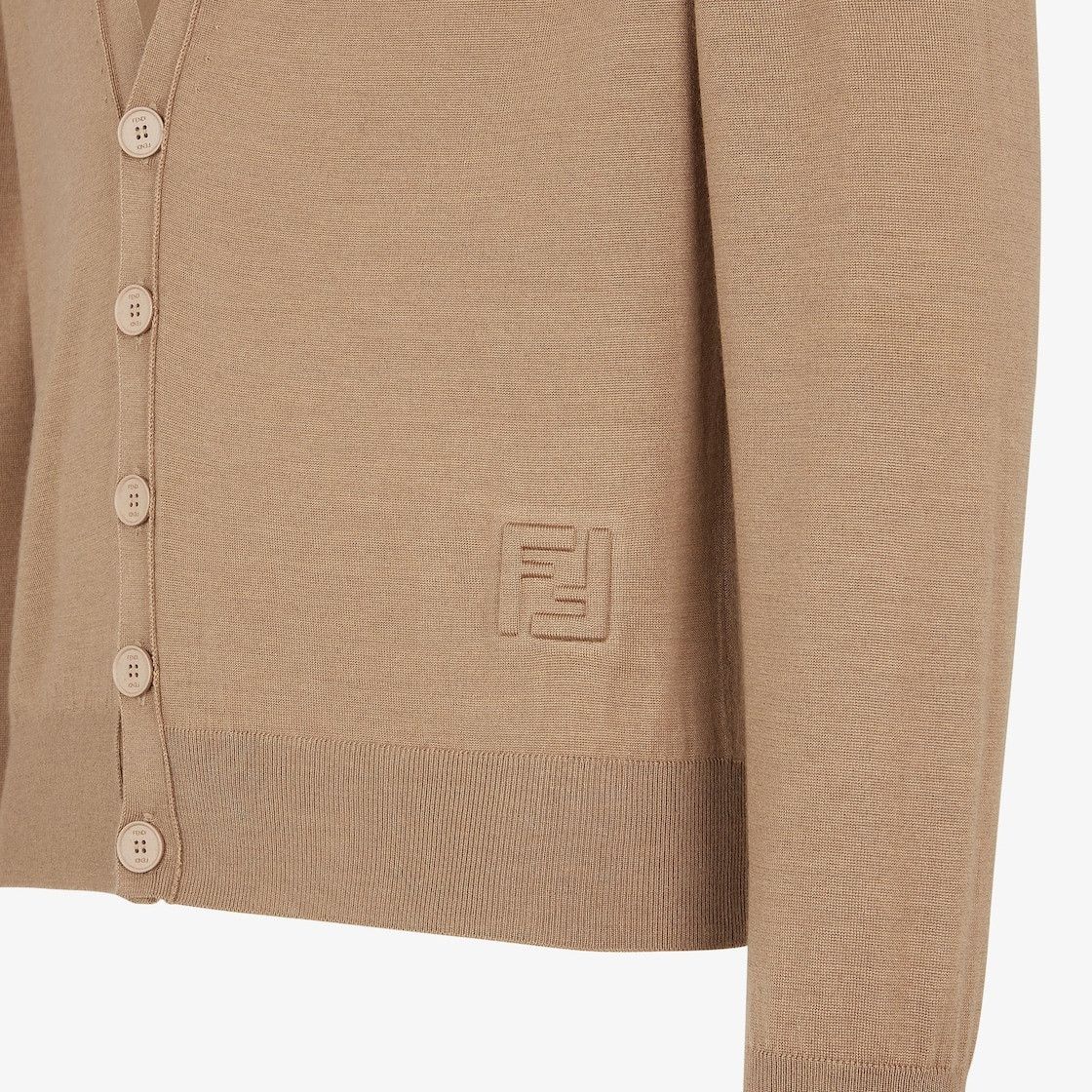 Fendi o1s1wg110226 Cardigan in Beige Size US XL / EU 56 / 4 - 3 Thumbnail