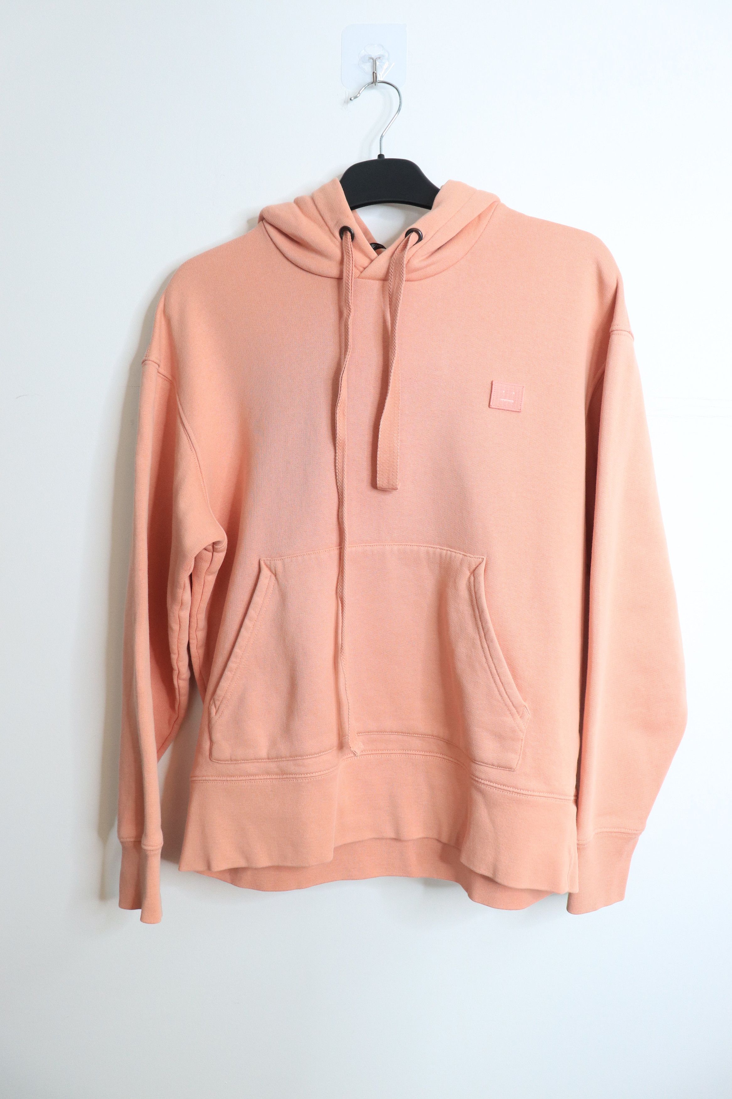 Acne Studios Salmon pink smiley face hoodie - XXS Size XXS / US 00 / IT 34 - 1 Thumbnail