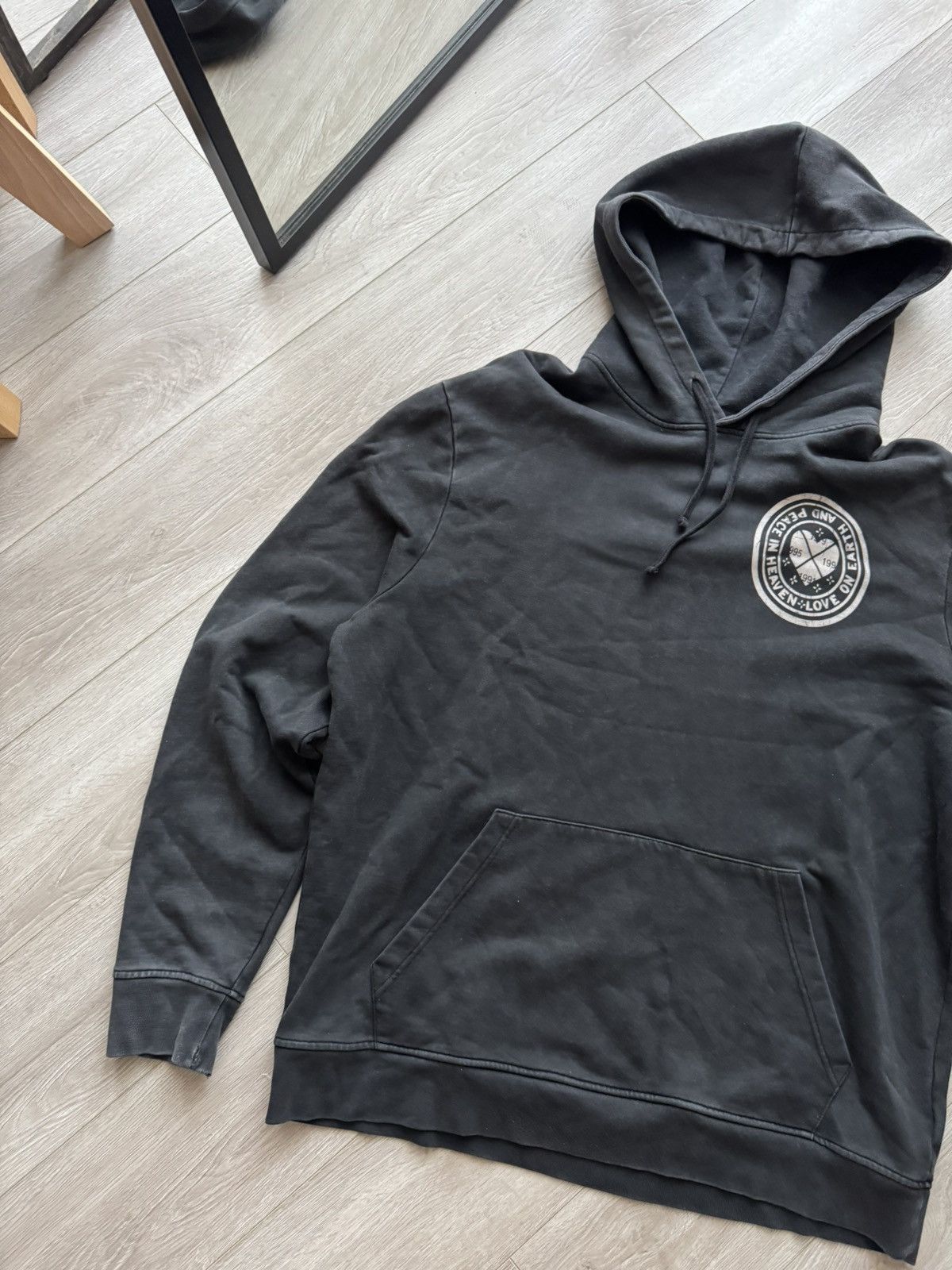 Allsaints Allsaints Grey Over Size Hoodie Unity Lips & Mouth Hoodie Size US M / EU 48-50 / 2 - 7 Thumbnail