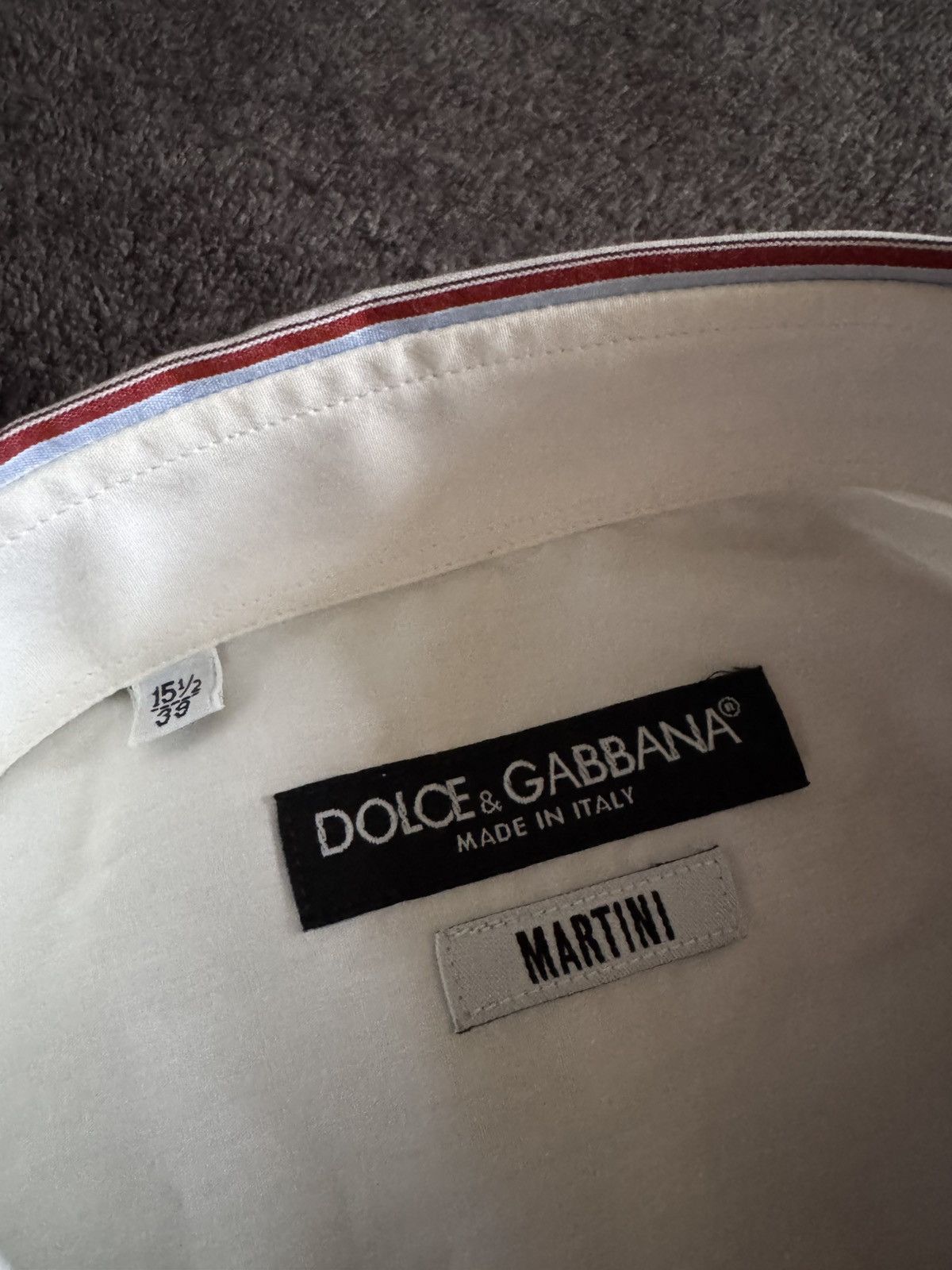 Dolce & Gabbana Dolce Gabbana luxury white martini shirt Size US M / EU 48-50 / 2 - 6 Thumbnail