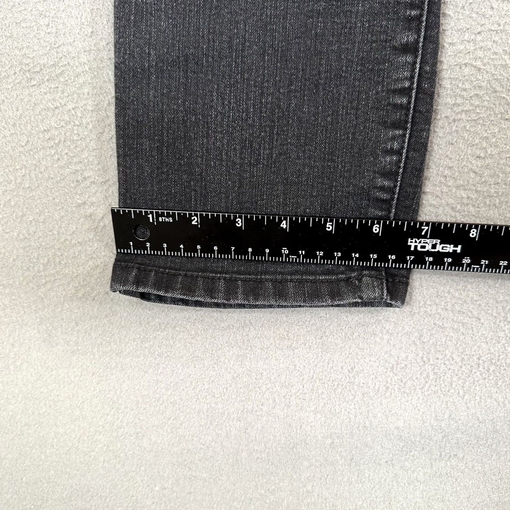 Vintage Chico's Platinum Jeans Womens 0.5 Black Denim Ultimate Fit Mid Rise Size 25" / US 0 / IT 36 - 6 Thumbnail
