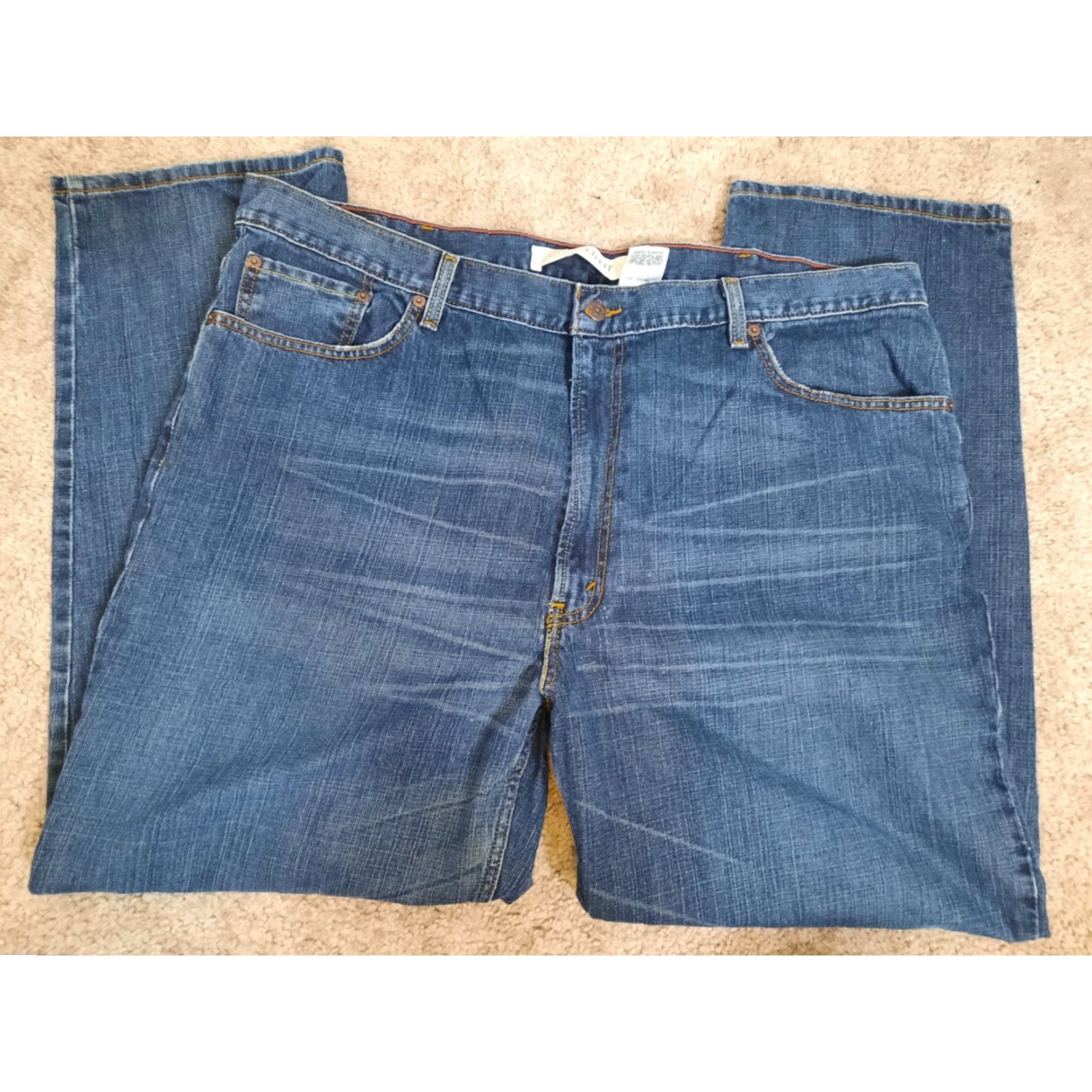 Levi's LEVI'S 505 REGULAR FIT MEN'S STONE WASH DENIM JEANS SIZE 42 X 30 BLACK TAB Size US 42 / EU 58 - 2 Thumbnail