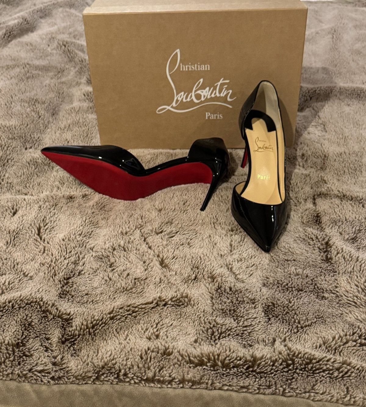 Christian Louboutin Christian Louboutin Iriza 85mm Patent Leather Pumps Size US 9 / IT 39 - 6 Thumbnail