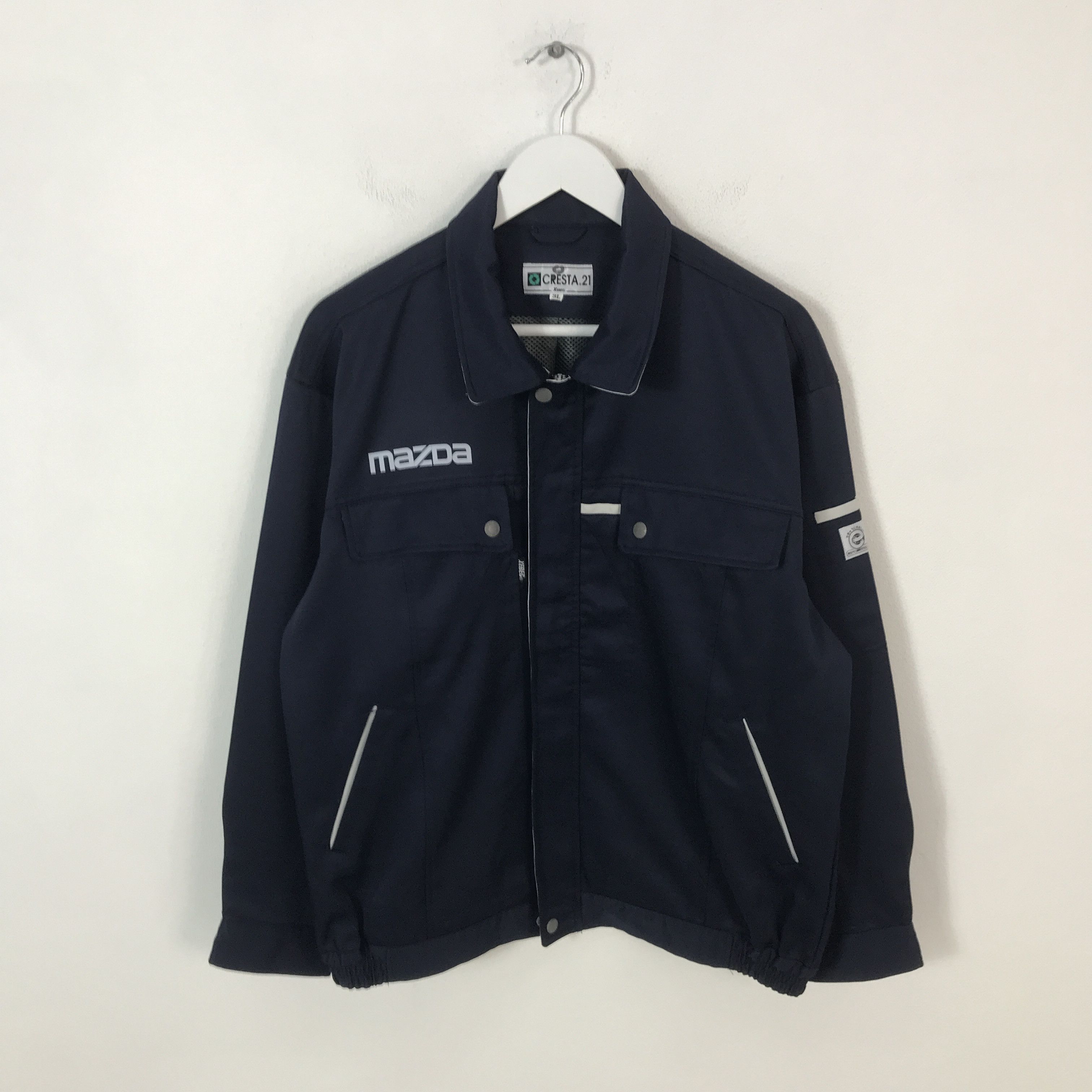 Japanese Brand Vtg Mazda Racing Motorsport uniform custom jacket K64B11 Size US L / EU 52-54 / 3 - 2 Thumbnail