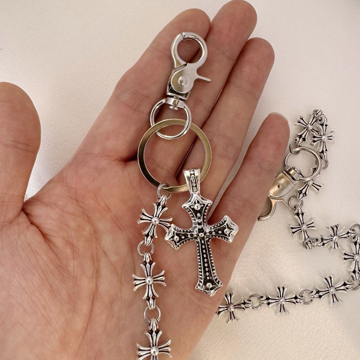 Other Cross Pants Chain for Men Women,Jeans Chain,Keys Chain Size ONE SIZE - 5 Thumbnail