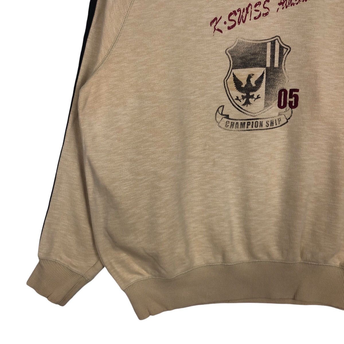 K-Swiss × Vintage Vintage K swiss Sweatshirt 90s design rare medium Size US M / EU 48-50 / 2 - 3 Thumbnail