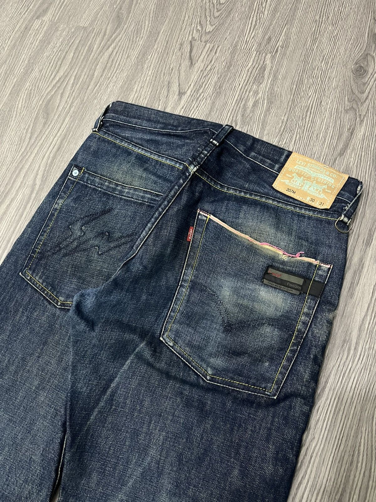 Fragment Design × Levi's 🇯🇵Levi’s x Fragmen desain selvedge Jeans Size US 30 / EU 46 - 4 Thumbnail